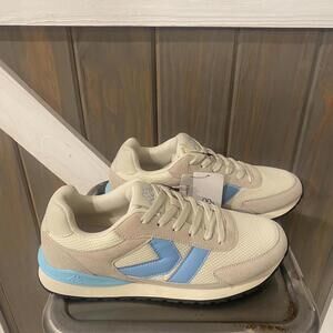 Kappa Logo Martin Tan & Powder Blue Unisex Shoes - Size 9